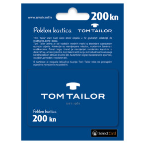 Poklon kartica Tom Tailor 200kn