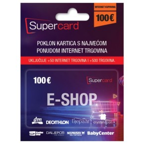Super E poklon kartica 100 €