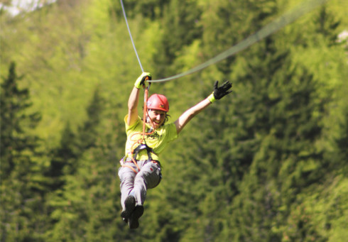 Zipline za cijelu obitelj u parku Aktivni Planet - Bovec