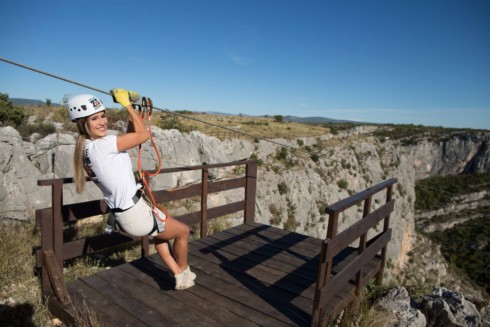 ZIPLINE ŠIBENIK - ČIKOLA CANYON 1,4 km za 2 osobe